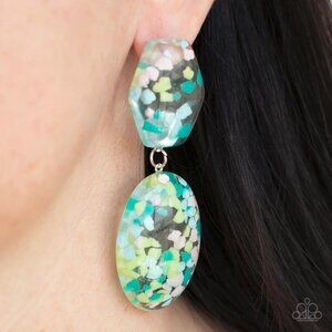 Paparazzi Jewelry Accessories - Flaky Fashion - Multi Earrings - Vintage
